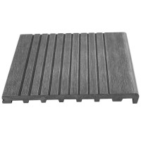 Ступень из ДПК полнотелая RusDecking Scala Серая-20 3000х345х23 мм