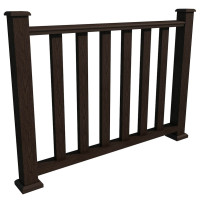 Ограждение из ДПК Woodvex Венге - Благородный цвет