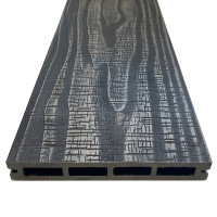 Террасная доска из ДПК Altay Decking Графит-78 4000х140х20 мм