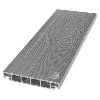 Террасная доска из ДПК Savewood 2D Salix Пепельный 4000х163х25 мм